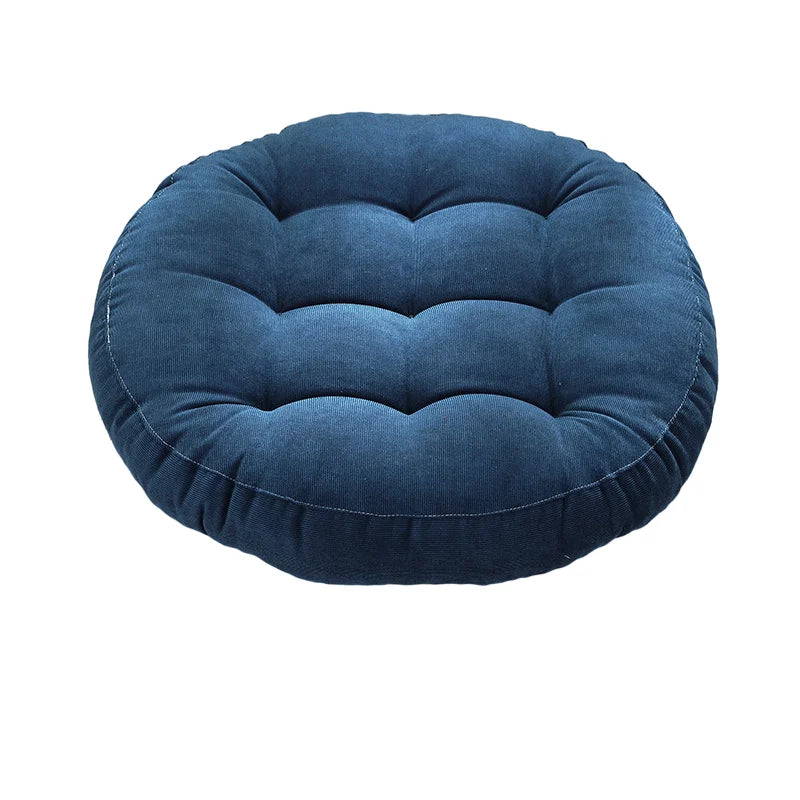Rondo Floor Cushion | Eco-Friendly Corduroy, Large Round Cushion for Seating and Meditation