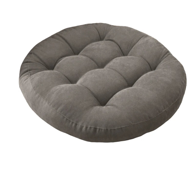 Rondo Floor Cushion | Eco-Friendly Corduroy, Large Round Cushion for Seating and Meditation