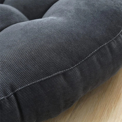 Rondo Floor Cushion | Eco-Friendly Corduroy, Large Round Cushion for Seating and Meditation