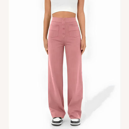 Pantalon fluide extensible pour femmes – Confort et élégance au quotidien, disponible en plusieurs couleurs