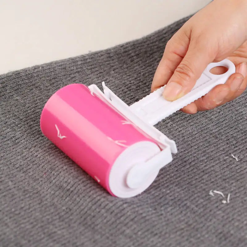 Reusable Eco-Friendly Sticky Roller for Pet Hair Removal – Super Sticky, Compact and Washable