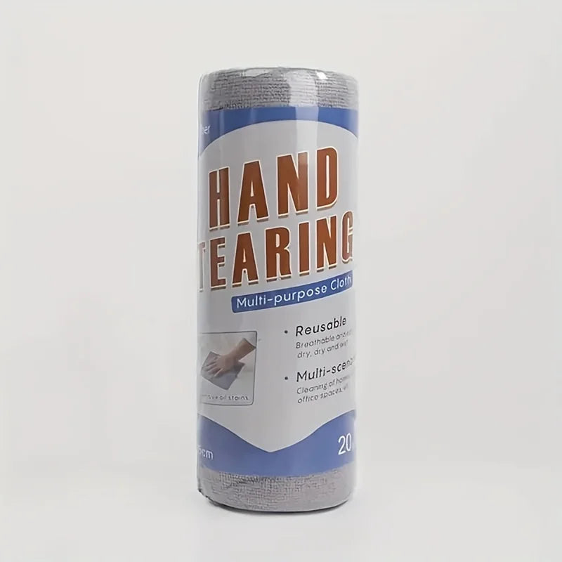 Rouleau de Serviettes Absorbantes en Microfibre – 25 cm x 20 m pour Nettoyage Ménager et Lavage de Voiture