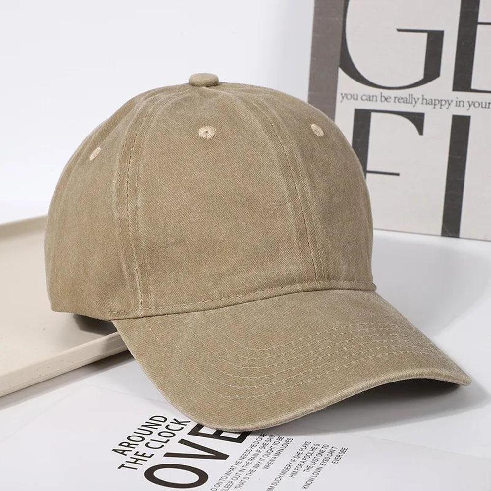 Casquette Femme Minimaliste Ajustable en Couleur Neutre – Élégante et Confortable pour un Look Casual