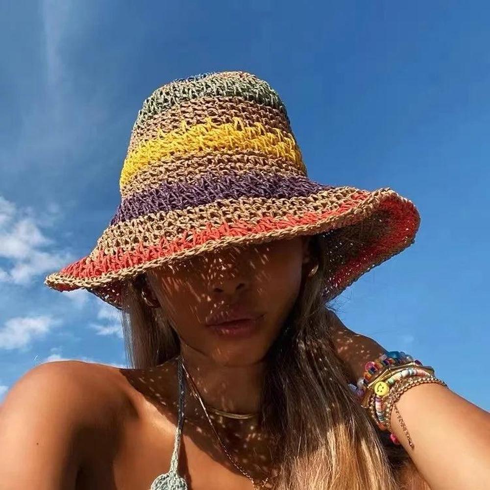 Chapeau de Paille Léger Femme – Accessoire Estival Élégant avec Protection Solaire et Confort Optimal