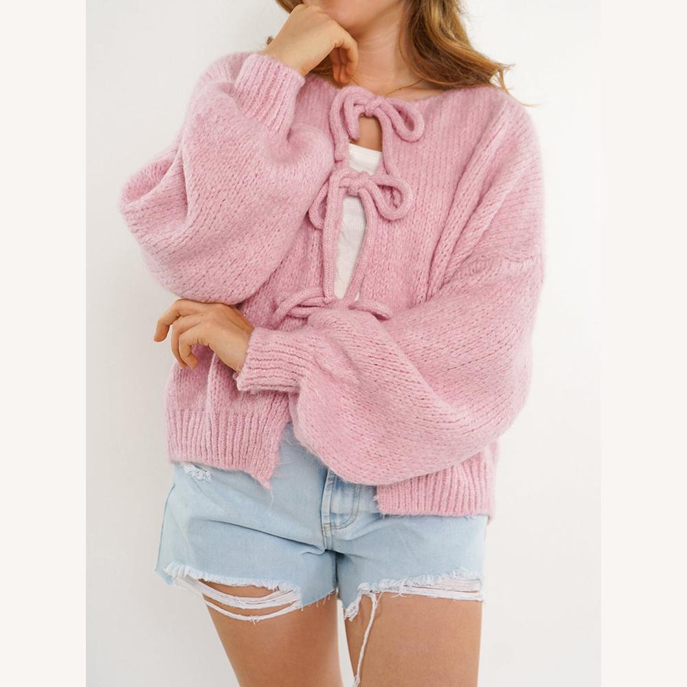 Women's Sleeveless Vest in Soft Polyester – Bright Pink, Casual Style with Playful Details