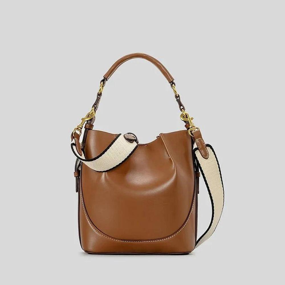 Sac à main femme intemporel en cuir – 19x21x11 cm, design élégant et pratique pour toutes les occasions