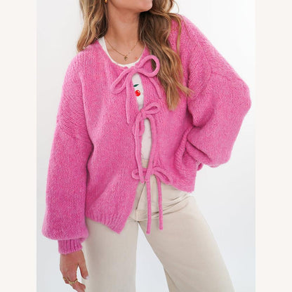 Women's Sleeveless Vest in Soft Polyester – Bright Pink, Casual Style with Playful Details