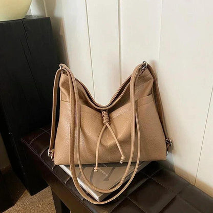 2 in 1 Women's Jade Handbag – Versatile Bag Chic Backpack in Synthetic Leather with Adjustable Shoulder Strap