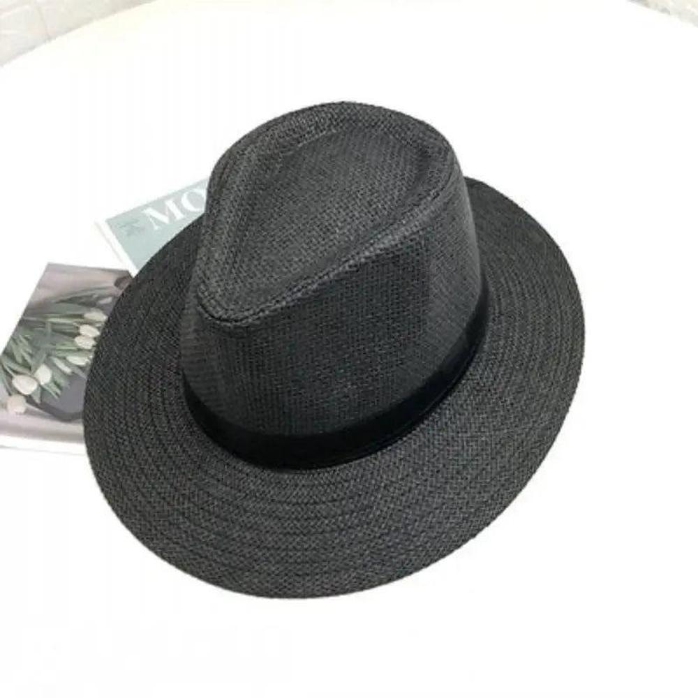 Chapeau Panama en Paille Ajustable pour Homme et Femme – Élégant Accessoire d'Été avec Protection Solaire