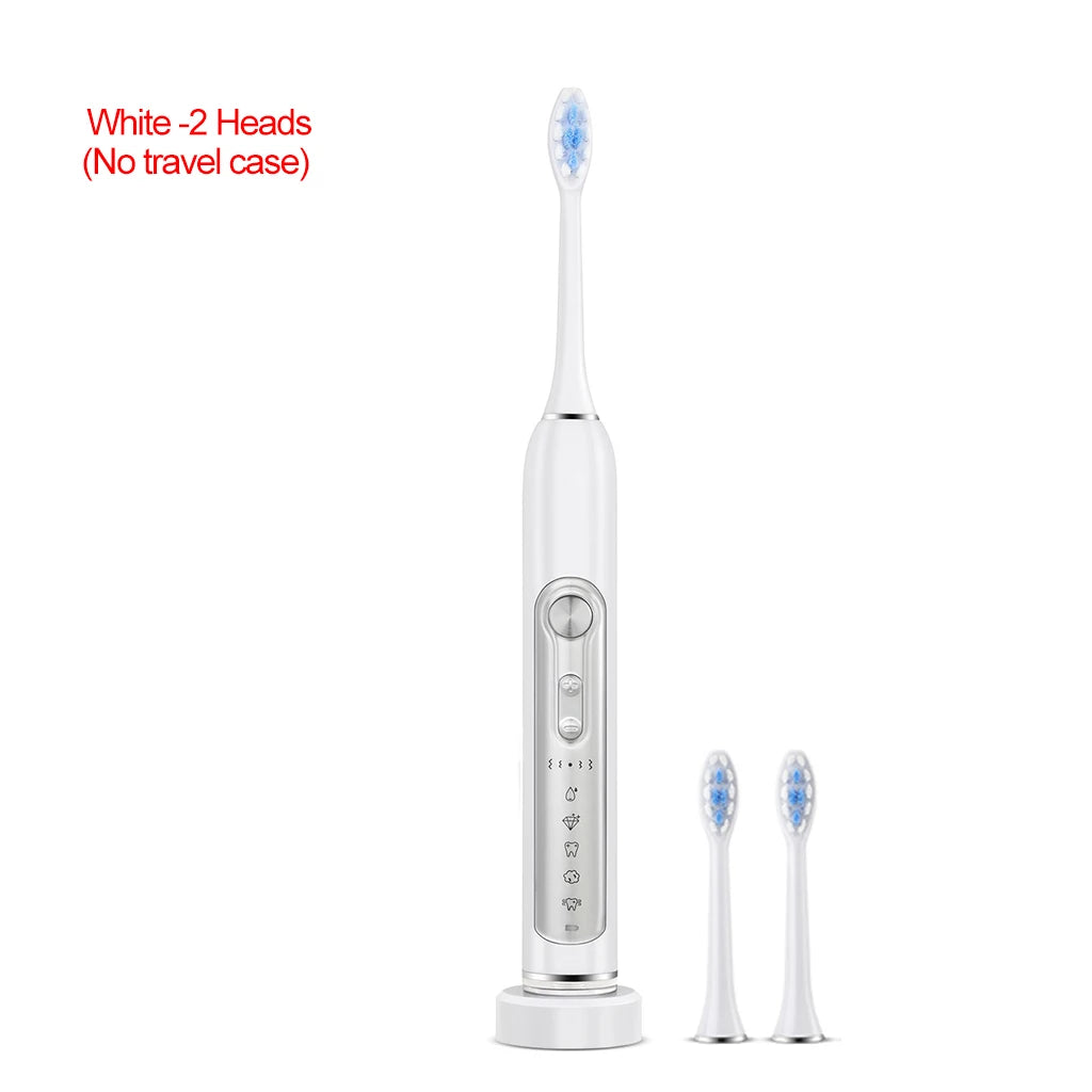 SUBORT S7 Sonic Electric Toothbrush with Smart Timer and IPX7 Waterproof – 5 Modes, Replaceable DuPont Heads