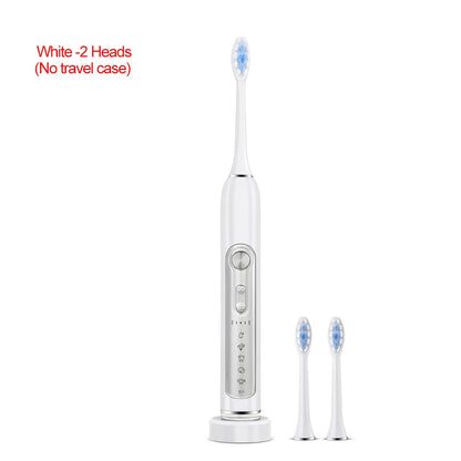 SUBORT S7 Sonic Electric Toothbrush with Smart Timer and IPX7 Waterproof – 5 Modes, Replaceable DuPont Heads