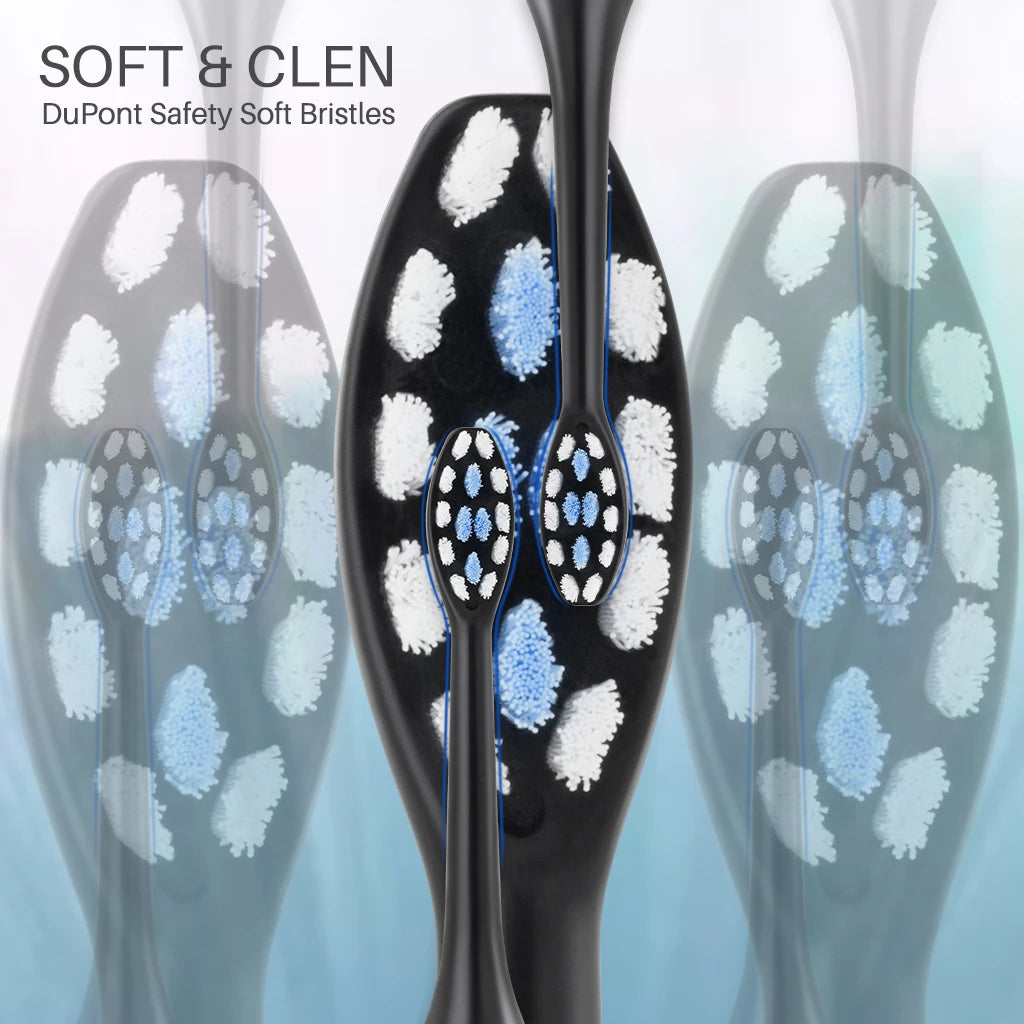SUBORT S7 Sonic Electric Toothbrush with Smart Timer and IPX7 Waterproof – 5 Modes, Replaceable DuPont Heads