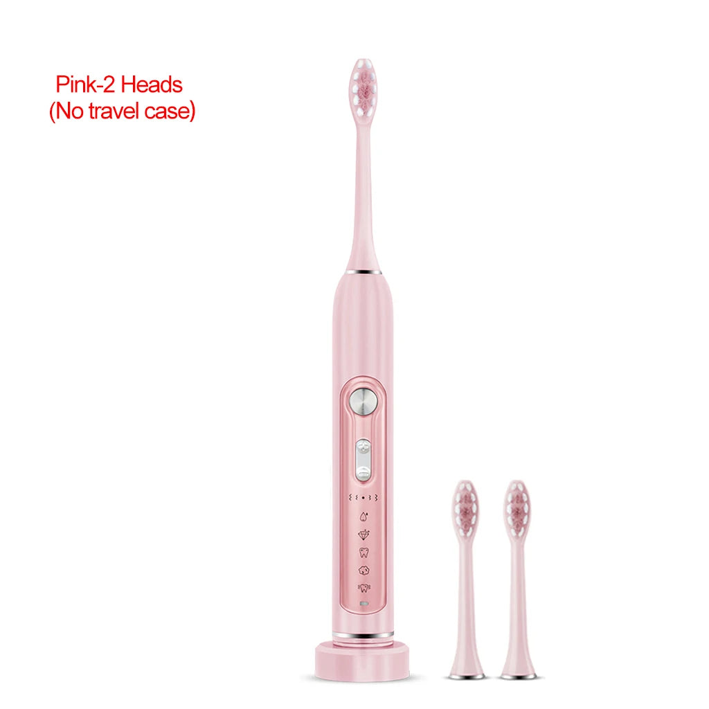 SUBORT S7 Sonic Electric Toothbrush with Smart Timer and IPX7 Waterproof – 5 Modes, Replaceable DuPont Heads