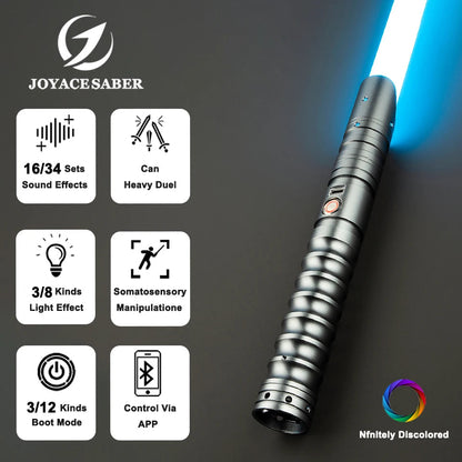 Advanced Neopixel Lightsaber with Customizable Sound Effects for Cosplay and Duel - Star Wars Lightsaber