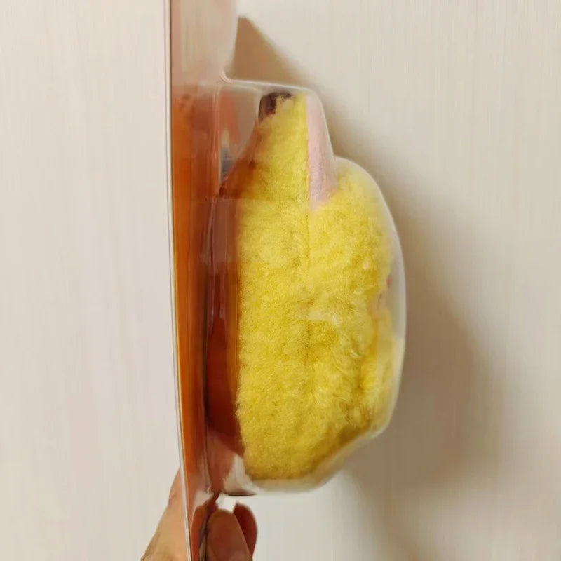 Tempura Plush Earphone Bag with Pendant – Practical and Fun Accessory for Storing Earphones and Small Items