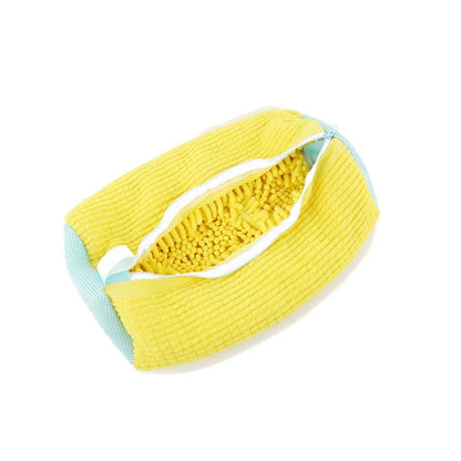 Sac de lavage pour chaussures en nylon polyester avec fermeture éclair – léger et durable, idéal pour le voyage et l'entretien