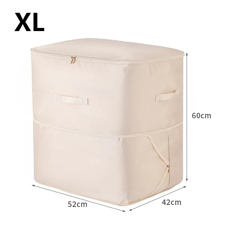 Sac de Rangement à Compression Grande Capacité en Nylon Résistant à l'Humidité pour Vêtements et Couettes – 54x42 cm et 54x42x30 cm