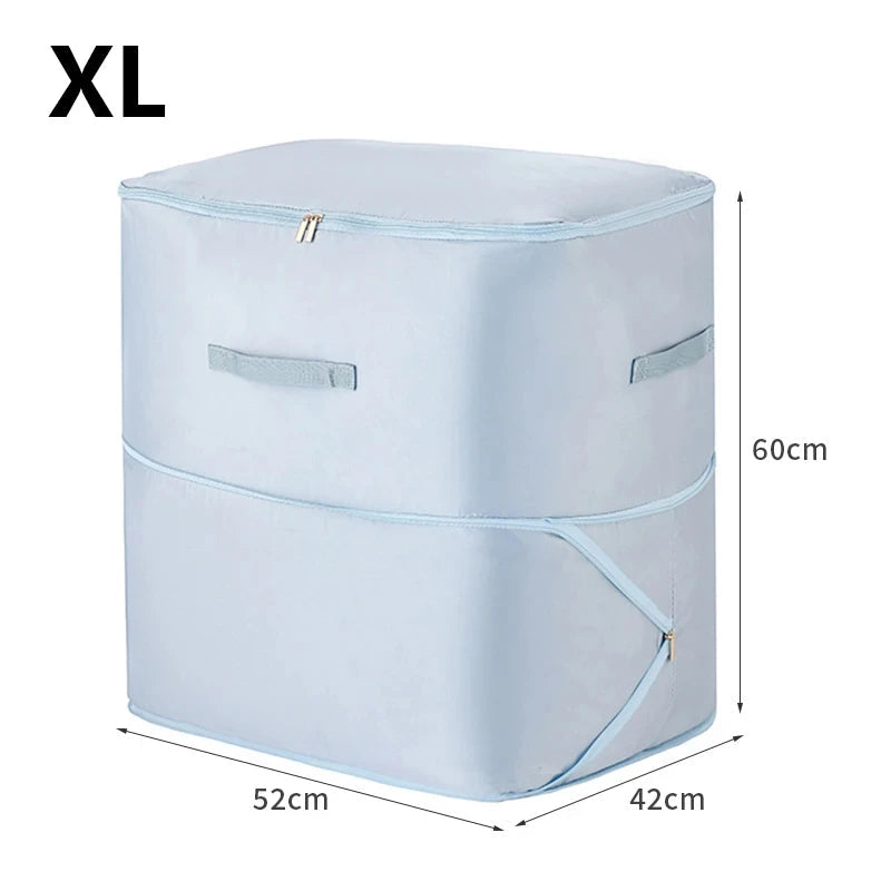 Sac de Rangement à Compression Grande Capacité en Nylon Résistant à l'Humidité pour Vêtements et Couettes – 54x42 cm et 54x42x30 cm