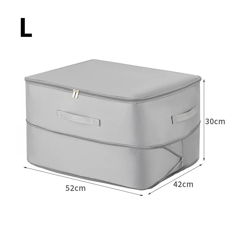 Sac de Rangement à Compression Grande Capacité en Nylon Résistant à l'Humidité pour Vêtements et Couettes – 54x42 cm et 54x42x30 cm