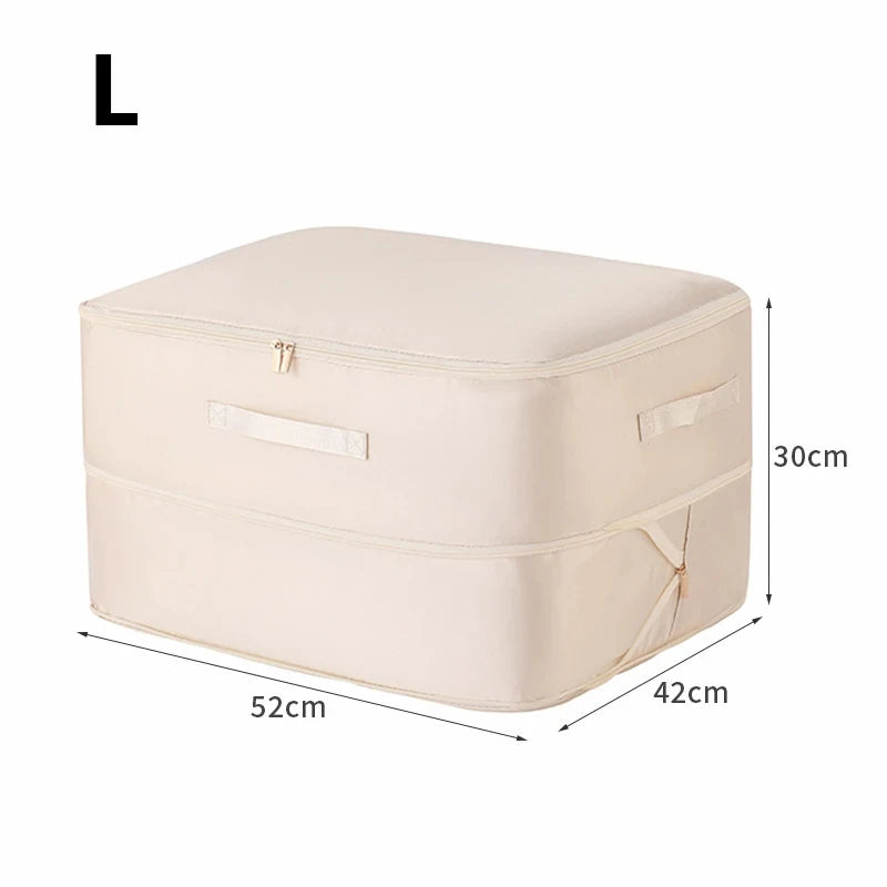 Sac de Rangement à Compression Grande Capacité en Nylon Résistant à l'Humidité pour Vêtements et Couettes – 54x42 cm et 54x42x30 cm