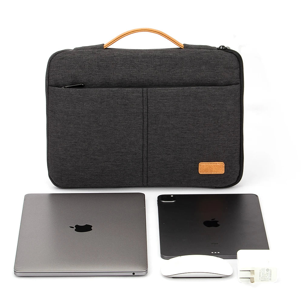 Shockproof Bag for 14-15.6 Inch Laptop – Durable and Elegant Case in Dark Gray