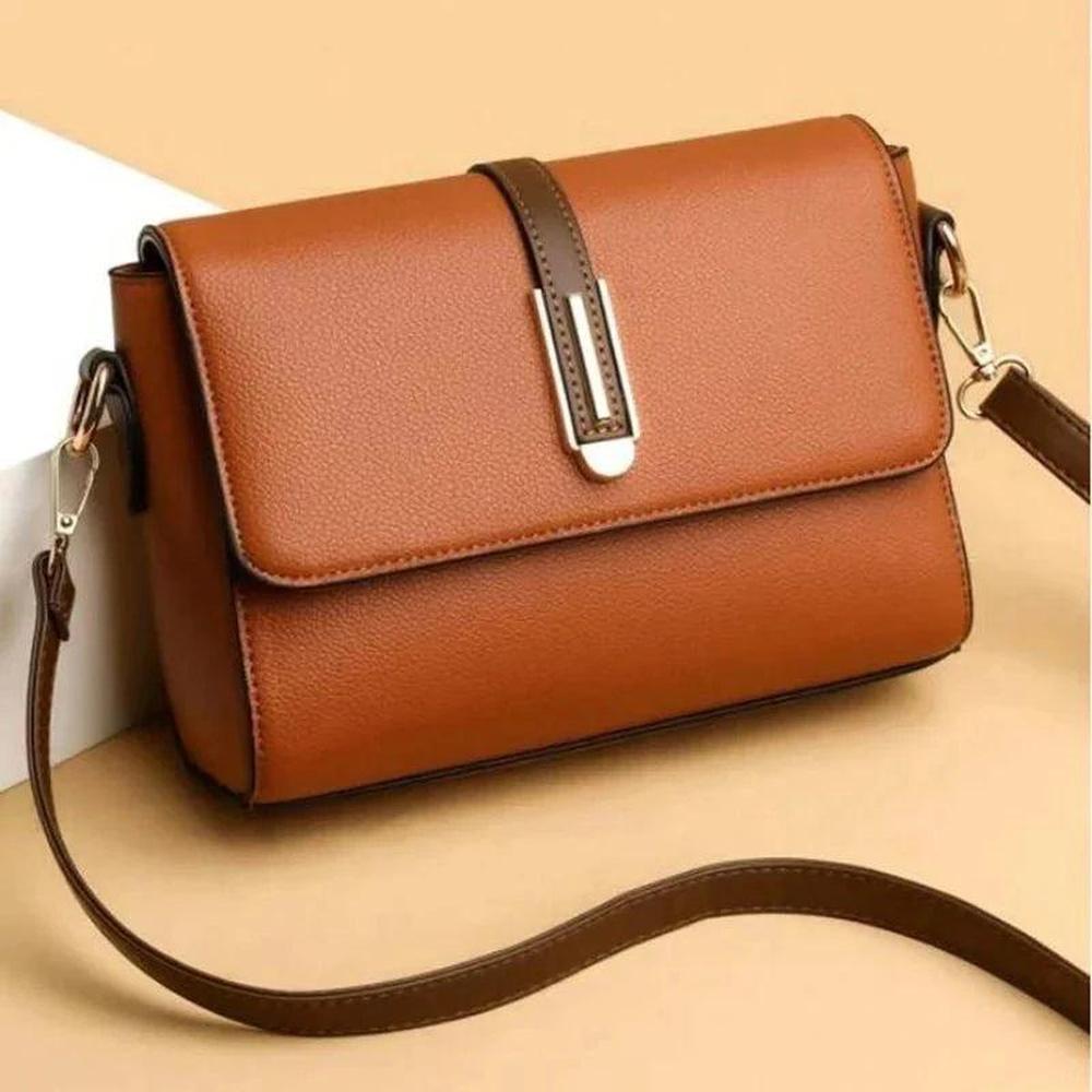 Sac Bandoulière Femme Natacha en Cuir Synthétique – Élégant et Pratique, Bandoulière Ajustable, Compact et Spacieux