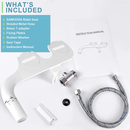 Samo Bidet Attachment | Ultra-Slim, Dual Nozzle