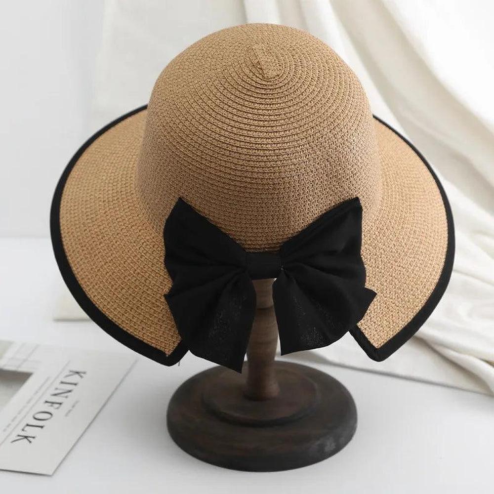 Chapeau de Paille Léger Femme avec Protection Solaire – Accessoire Estival Élégant et Chic