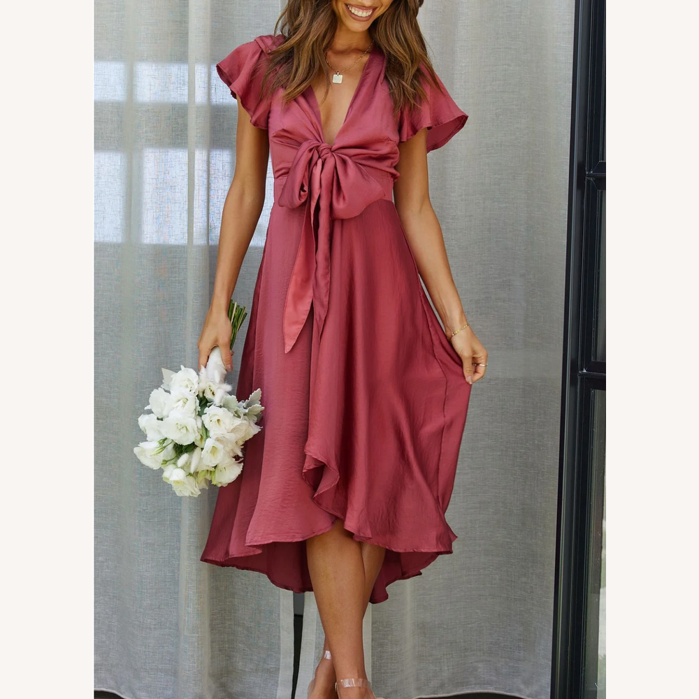 Chic Women's Summer Dress in Airy Fabric – Elegant Design and Optimal Comfort for All Occasions