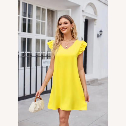 Elegant Airy Long Dress for Women in Lightweight Fabric – Ideal Evening Dress for Summer and Special Occasions