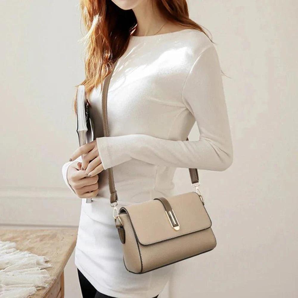 Sac Bandoulière Femme Natacha en Cuir Synthétique – Élégant et Pratique, Bandoulière Ajustable, Compact et Spacieux