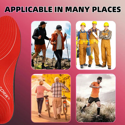 Semelles orthopédiques confortables pour fasciite plantaire avec soutien de la voûte plantaire – antidérapantes et légères