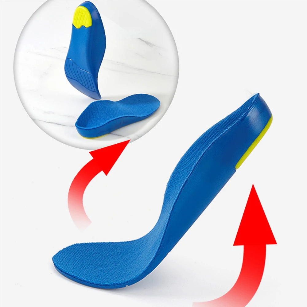 Semelles orthopédiques pour enfants avec soutien de la voûte plantaire et confort sportif