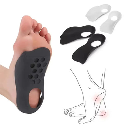 Semelles orthopédiques unisexes pour pieds plats avec soutien de la voûte plantaire – Inserts confortables en EVA