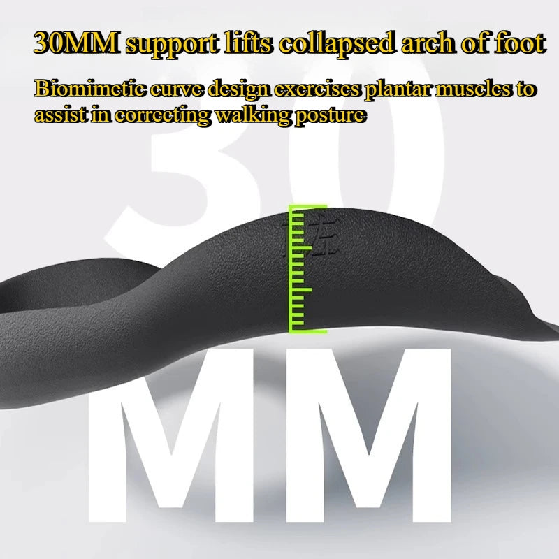 Semelles orthopédiques unisexes pour pieds plats avec soutien de la voûte plantaire – Inserts confortables en EVA