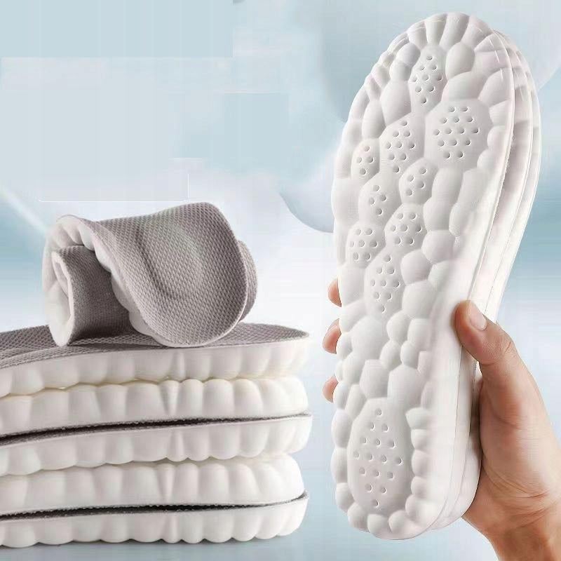 Semelles de Soutien Plantaire Ultra-Douces Antibactériennes et Respirantes pour Confort Optimal - Taille Ajustable