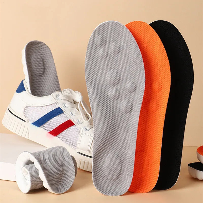 Semelles de Soutien Plantaire Ultra-Douces Antibactériennes et Respirantes pour Confort Optimal - Taille Ajustable