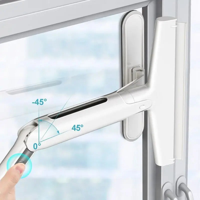 Multifunctional Window Mop with Sprayer and Silicone Scraper – Effective and Retractable Cleaning, 24.5 x 132 cm