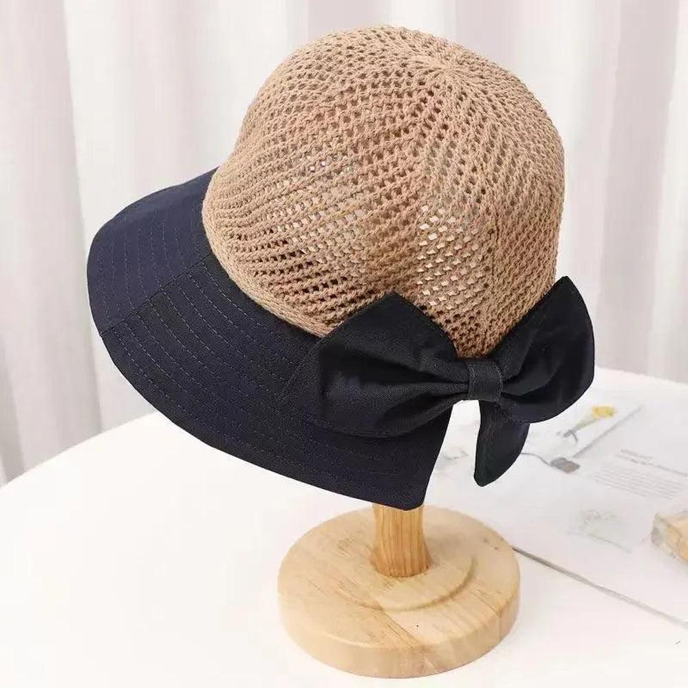 Chapeau de Paille Femme Léger avec Protection Solaire – Canotier Estival Élégant