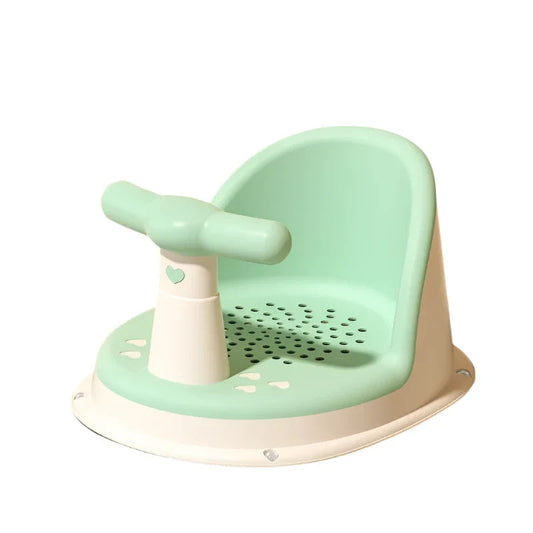 Ergonomic Baby Bath Seat in ABS, Comfortable and Safe, Modern Geometric Design, Lightweight and Practical