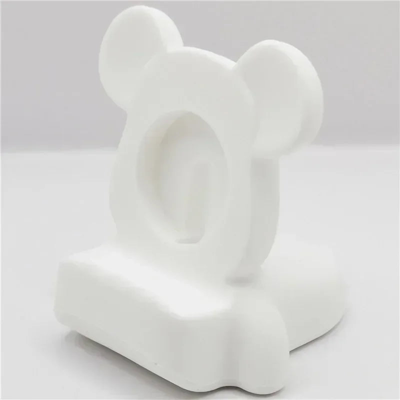 Silicone Charging Stand for Apple Watch Series 10-4 – Compatible with 40mm to 46mm Models