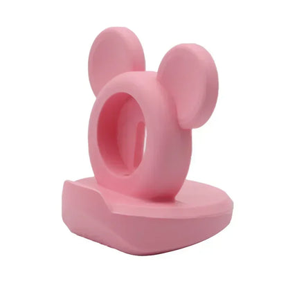 Silicone Charging Stand for Apple Watch Series 10-4 – Compatible with 40mm to 46mm Models