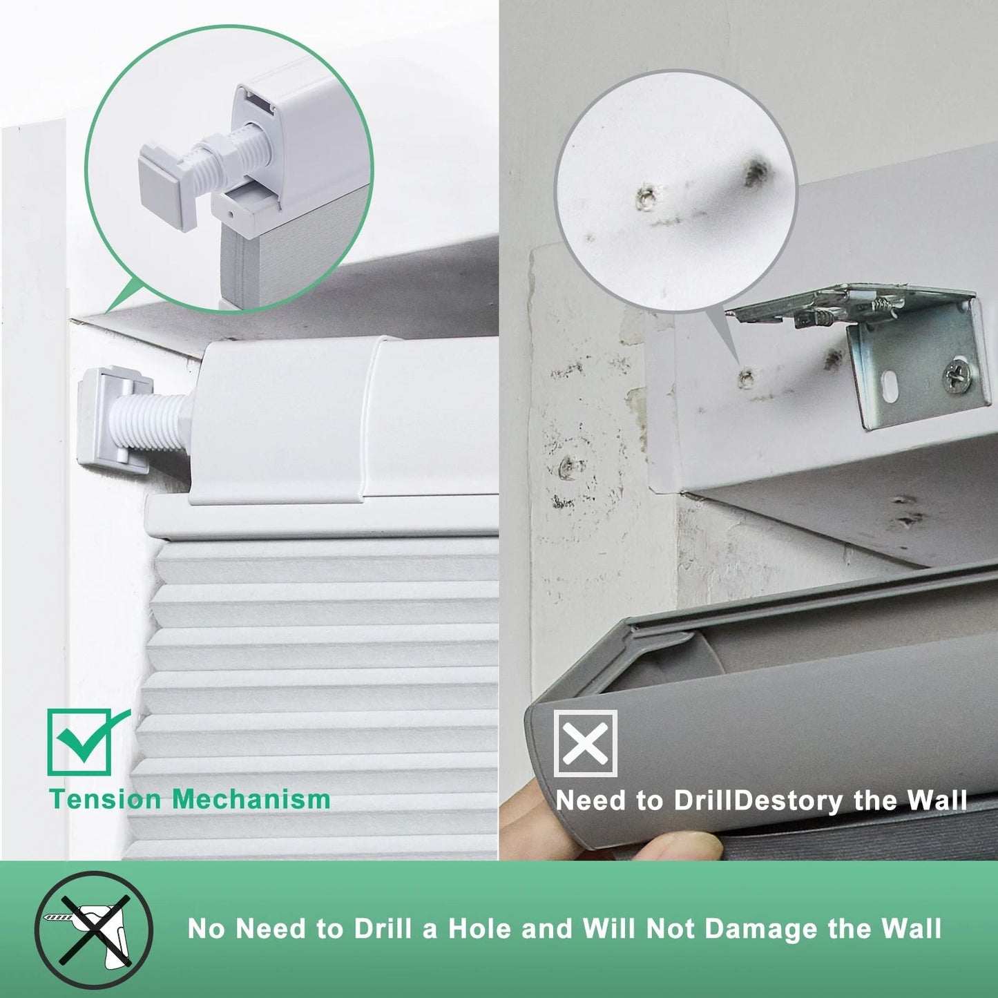 1 Inch Wireless Honeycomb Blinds with Thermal Insulation – Elegant Cellular Fabric for Light Control