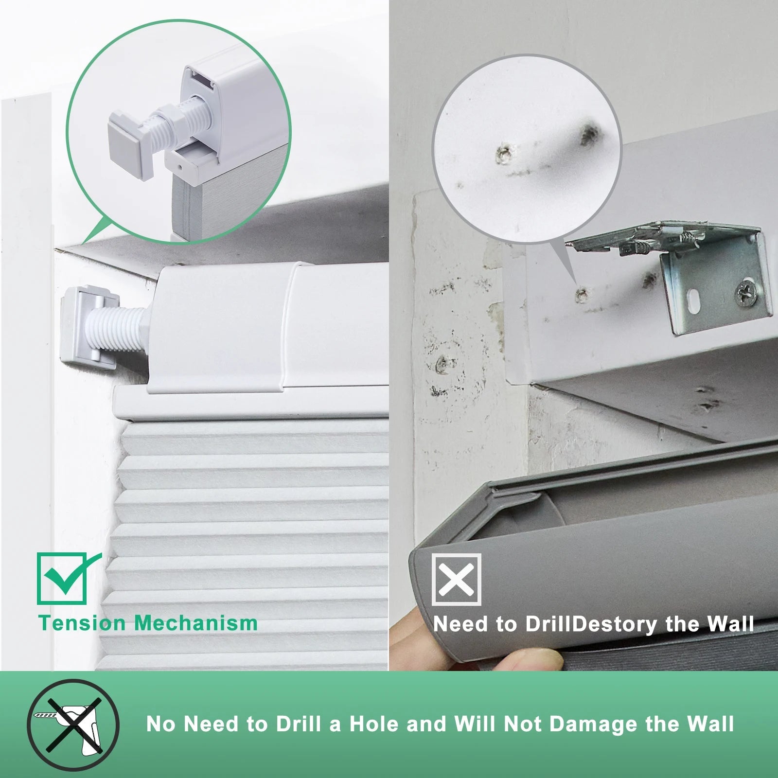 Stores en Nid d'Abeille Sans Fil 1 avec Isolation Thermique et Installation Facile – Contrôle de la Lumière et Écologique