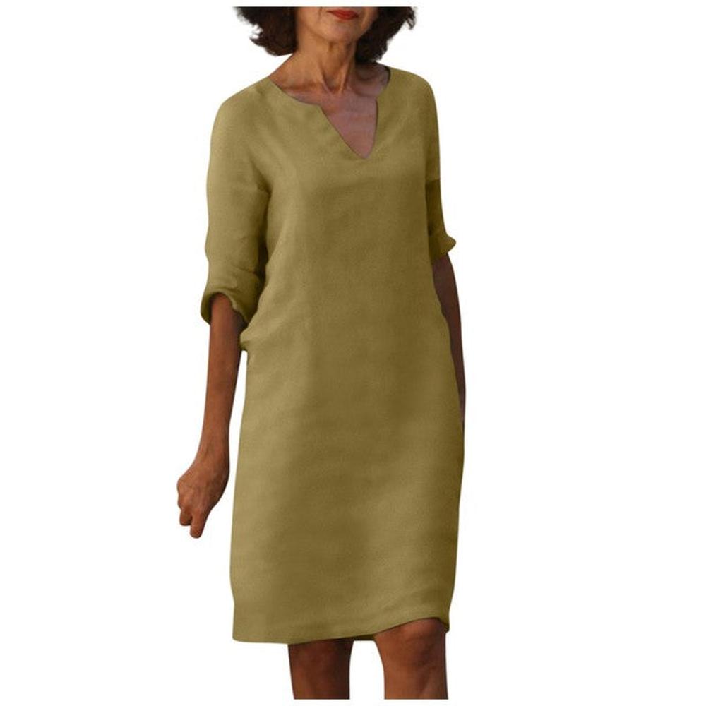 Robe d'Été Longue Femme en Coton et Polyester – Chic et Confortable pour Toutes les Occasions