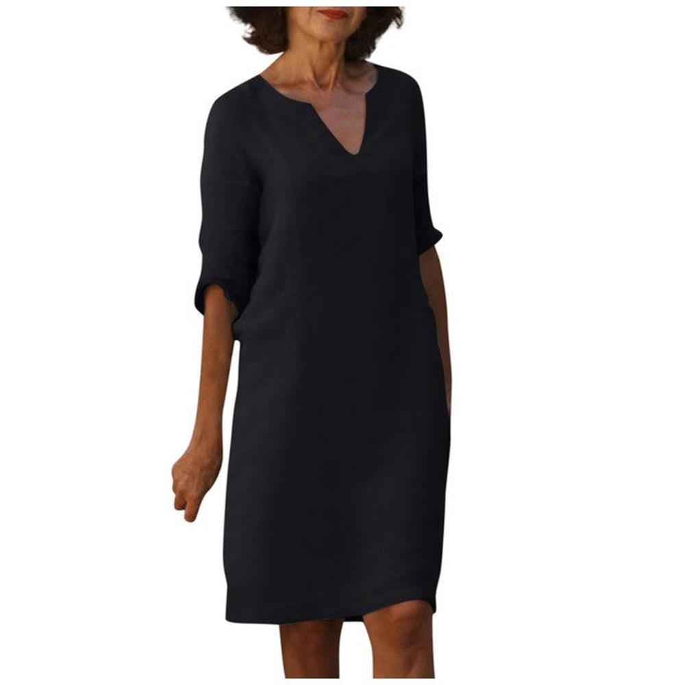 Robe d'Été Longue Femme en Coton et Polyester – Chic et Confortable pour Toutes les Occasions