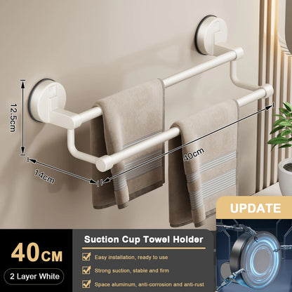 Supa Towel Rack | Wall-Mounted, No Drill