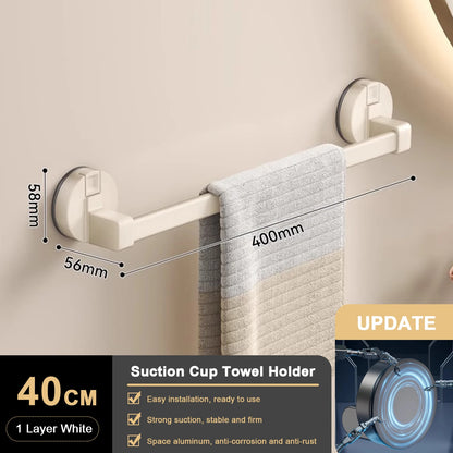 Supa Towel Rack | Wall-Mounted, No Drill