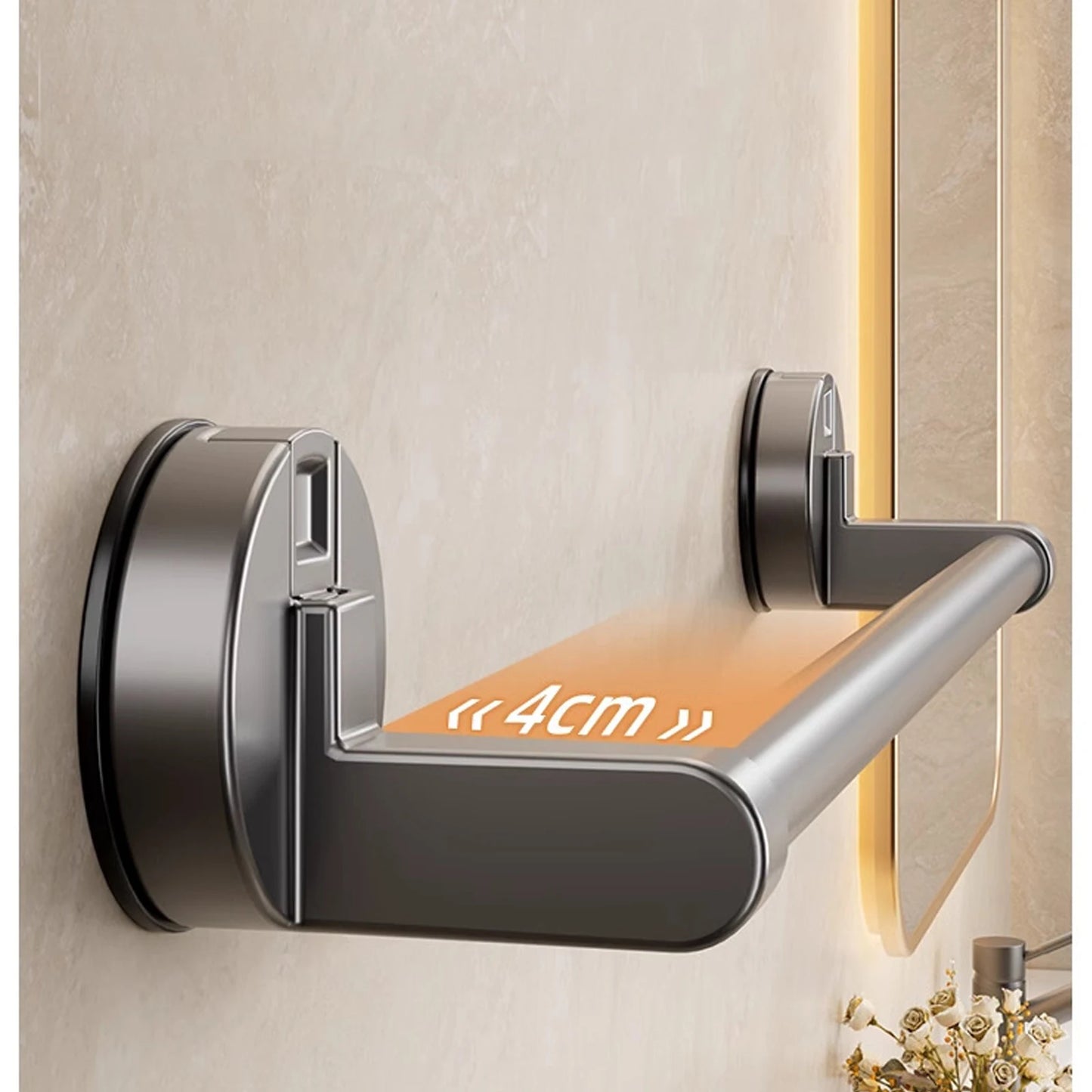 Supa Towel Rack | Wall-Mounted, No Drill