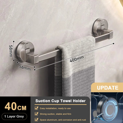 Supa Towel Rack | Wall-Mounted, No Drill